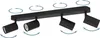 TELIMBELA-Z Spot - L58 x B8 x H9,7 cm - schwarz - 4X4,9W Produktbild-Vorschau 5