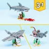 LEGO Creator 3-in-1-Set Wilder Hai mit Schatztruhe - Produktbild-Vorschau 5