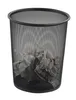 Papierkörbe - 20 Liter - Schwarz - Metallgeflecht - 4er Set Produktbild-Vorschau 2