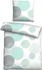 A set of bedding with a polka dot pattern. Produktbild-Vorschau