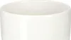 A close-up view of the top rim of a white ceramic pot. Produktbild-Vorschau
