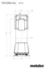 Metabo TDPA 6200/4 Inox 601773000 Tauchdruck-Pumpe 6200 l/h Náhled obrázku produktu 5