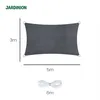 Jardinion Sonnensegel 3x5m Grau rechteckig – Sonnenschutz Produktbild-Vorschau 2