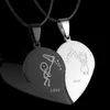 Partner Halskette Set -Love You- Liebe Herz Anhänger Liebe Produktbild-Vorschau 2