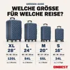 ONBEST Hartschalen Koffer Set | 4-teilig | Blau | mit Produktbild-Vorschau 3