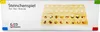 The image shows the packaging of a wooden board game with stones. Produktbild-Vorschau