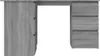 vidaXL Bureau d'angle Gris Sonoma 145x100x76 cm Bois Voir les images du produit 6