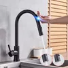 Kuchyňská baterie s dotykovým senzorem výsuvná baterie Náhled obrázku produktu 10
