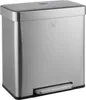 SVITA LT2X30 Mülleimer 60l Treteimer 2 Fächer mit Deckel Produktbild-Vorschau 1
