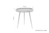byLIVING Beistelltisch Jana, Breite 35 cm, Mangoholz, Rand Produktbild-Vorschau 4