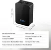 A black diffuser with dimensions and specifications displayed. Produktbild-Vorschau