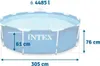 Zahradní bazén s kovovou konstrukcí 305 x 76 cm 15v1 INTEX Náhled obrázku produktu 4