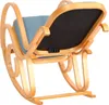 Fotel bujany M41, fotel obrotowy Fotel TV, lite drewno ~ Podgląd zdjęcia produktu 3