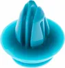 A close-up studio shot of a single blue plastic automotive clip against a white background. Podgląd zdjęcia produktu