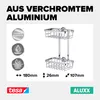 tesa Duschablage Duschregal ohne Bohren Duschkorb Produktbild-Vorschau 2