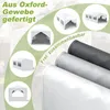 QEENTOE, gazebo da giardino 3x6 metri, bianco, tenda in Anteprima dell’immagine prodotto 7