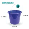 Eimer (1 Stück) Haushaltseimer, 10 Liter, in vers. Farben, Produktbild-Vorschau 6