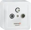 PremiumX PX3 Antennendose 3-Fach Enddose Antennen-Dose Produktbild-Vorschau 1