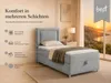 Best for Home Letto boxspring con contenitore Trinity Anteprima dell’immagine prodotto 6