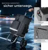 tectake Einkaufstrolley 3-in-1 klappbar mit Kühltasche 56L Produktbild-Vorschau 6