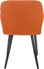 Esszimmerstuhl HLO-CP76 Stoff  orange Produktbild-Vorschau 4
