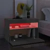 vidaXL TV-Schränke LED-Leuchten 2 Stk. Betongrau 60x35x40 Produktbild-Vorschau 2