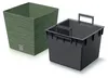Prosperplast Blumentopf Furu - Kunststoff - waldgrun - 24 x Produktbild-Vorschau 1