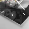 Wanduhr - Quadrat - Glasuhr - Maske Theater Bühne Produktbild-Vorschau 5