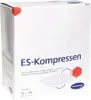 A white cardboard box containing medical gauze pads. Voir les images du produit