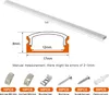 Speed 10x 1m LED Profil Aluprofil Alu Leiste Schiene Produktbild-Vorschau 2