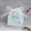 Satz Von 50, Laser Cut Blumen Hochzeit Gunst Boxen, Papier Produktbild-Vorschau 7