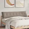 vidaXL Rücken Kissen Taupe 200 x 50 cm Mikrofaserstoff Produktbild-Vorschau 2