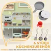 AIYAPLAY Kinderküche, Spielküche mit Lichtern, Geräuschen, Produktbild-Vorschau 6