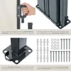 tectake® Doppel-Seitenmarkise 200 x 600 cm ausziehbar, mit Produktbild-Vorschau 4