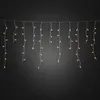 LED Eisregen Lichtervorhang, mit weißen Globes, 400 Produktbild-Vorschau 1