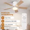 INONEFT 106cm Deckenventilator mit Beleuchtung und Produktbild-Vorschau 5