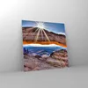 Bilder auf glas - Felsen Ansicht Landschaft - 60x60cm - Produktbild-Vorschau 4