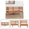 The Living Store 2-Sitzer-Gartensofa Honigbraun Massivholz Produktbild-Vorschau 8