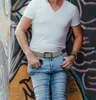 Elastyczny, elegancki parciany pasek do spodni w mocnym Podgląd zdjęcia produktu 4