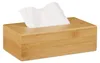 Relaxdays Kosmetiktücherbox Bambus, HBT: 8,5 x 27,5 x 15,5 Produktbild-Vorschau 1