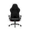 A black gaming chair is shown from the front against a white background. Podgląd zdjęcia produktu