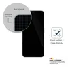 A black smartphone screen protector is shown with a magnified corner detail and marketing text. Náhľad obrázku produktu
