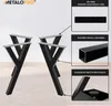 A product collage showcasing table legs with close-ups of features and specifications. Náhled obrázku produktu