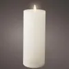 Lumineo LED Wachskerze White weiß Ø 7 cm Höhe 19 cm Produktbild-Vorschau 8