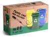 Ecobox Kunststoff Papierkorb 3er Set, grün, blau, gelb, 14 Produktbild-Vorschau 7