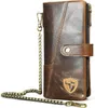 Echtleder Crazy Horse Leder Reisen Geschenk Münztasche Produktbild-Vorschau 8