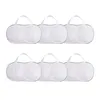 Six white mesh laundry bags for bras are arranged in two rows of three against a white background. Produktbild-Vorschau