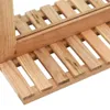 vidaXL Koupelnové zrcadlo 60×12×62 cm Ořechový masiv Náhled obrázku produktu 5