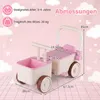 COSTWAY 3-in-1 kinderwagen met wielen, duw- en loopfiets Productafbeelding-voorbeeld 3