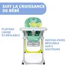 CHICCO verstellbarer Hochstuhl – Polly Easy Crocodile – Produktbild-Vorschau 5